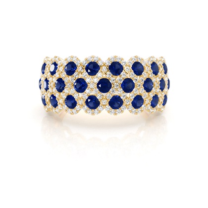 Yellow Gold Statement Diamond Rings