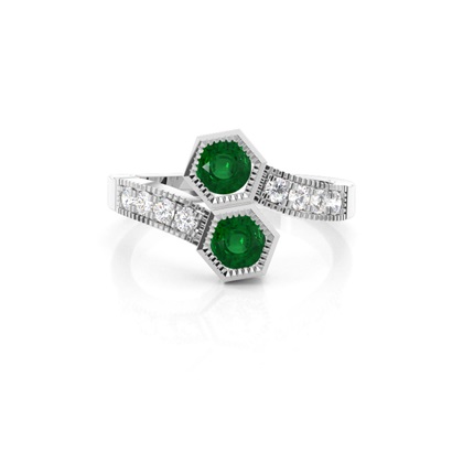 Silver Diamond Rings Gemstones