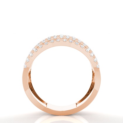 Rose Gold Statement Diamond Rings