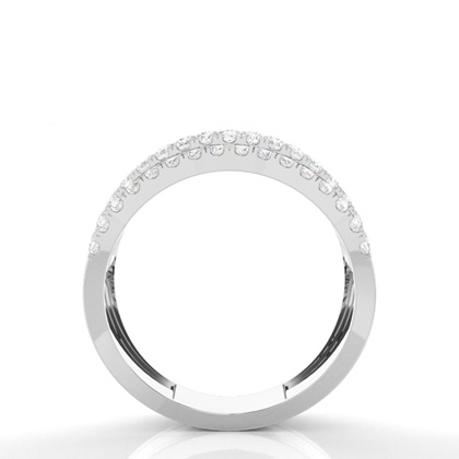 Prong Setting Round Diamond Fashion Ring