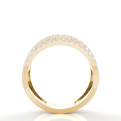 Yellow Gold Statement Diamond Rings