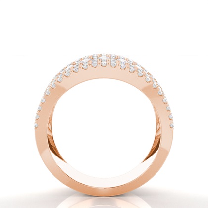 Rose Gold Statement Diamond Rings
