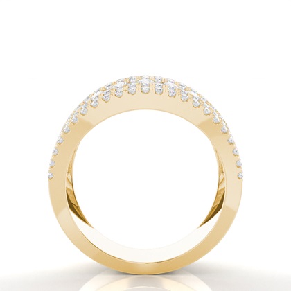 Yellow Gold Statement Diamond Rings