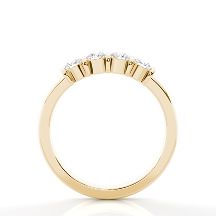 Gelbgold Memoireringe Diamantringe