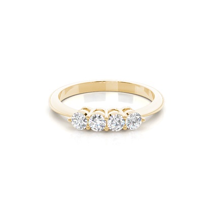 Yellow Gold Eternity Diamond Rings