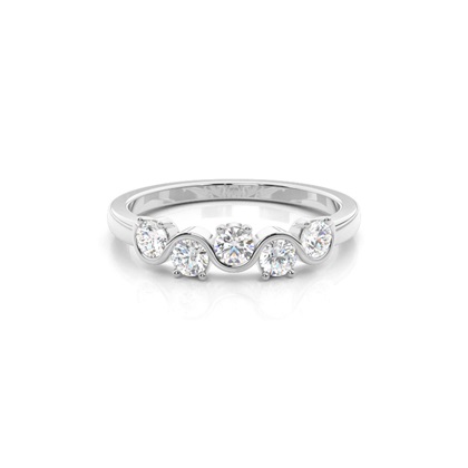 Silver Anniversary Diamond Rings
