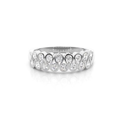 Round Diamond Half Eternity Ring