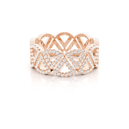 Rose Gold Everyday Diamond Rings