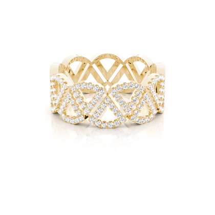 Yellow Gold Everyday Diamond Rings