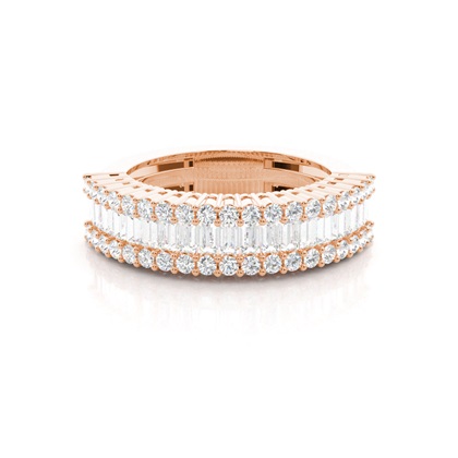 Baguette Anniversary Diamond Rings