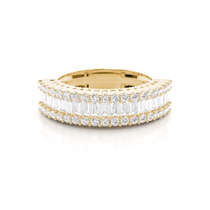 Baguette Anniversary Diamond Rings