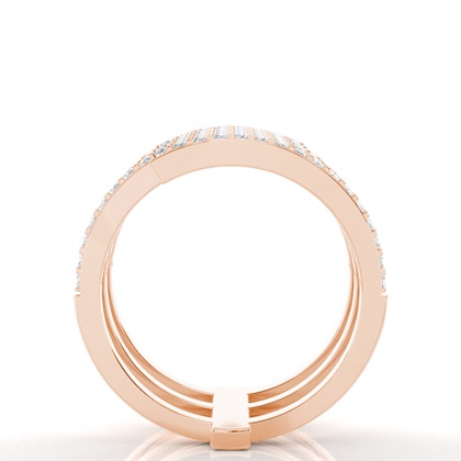 Rose Gold Statement Diamond Rings