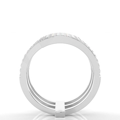 Prong Setting Round Diamond Fashion Ring