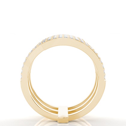 Yellow Gold Statement Diamond Rings