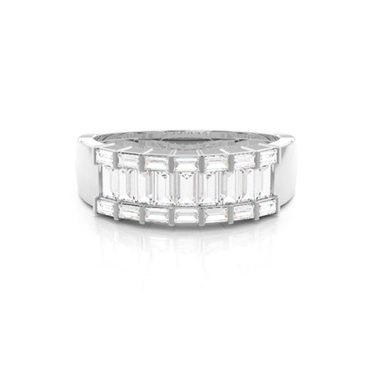 Baguette Anniversary Diamond Rings
