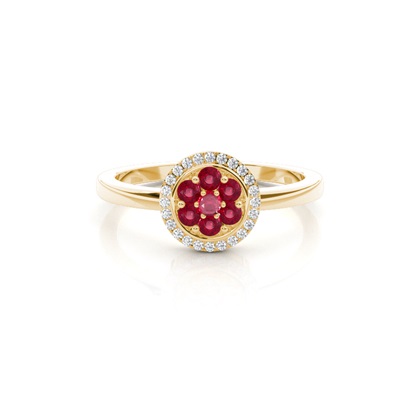 Rose Gold Gemstone Rings & Jewellery