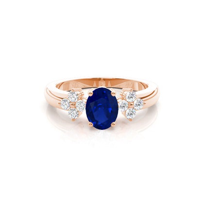 Rose Gold Gemstone Rings & Jewellery