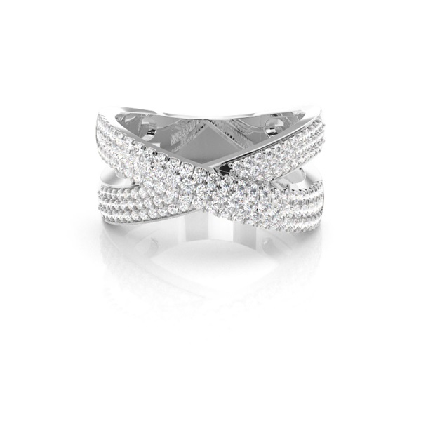  Setting Round Diamond Fashion Ring