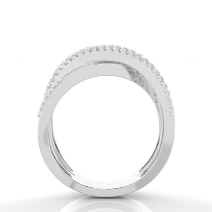  Setting Round Diamond Fashion Rings