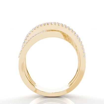 Yellow Gold Statement Diamond Rings