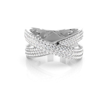  Setting Round Diamond Fashion Ring