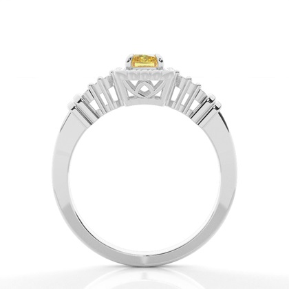 Großer Diamant Verlobungsring in einer Krappenfassung