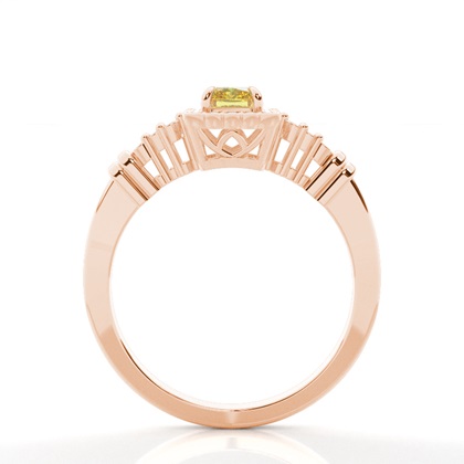 Großer Diamant Verlobungsring in einer Krappenfassung