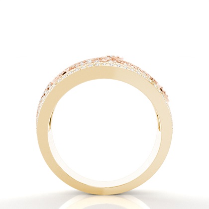 Yellow Gold Statement Diamond Rings