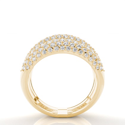 Yellow Gold Statement Diamond Rings