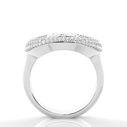Round Diamond Design Fashion Ring