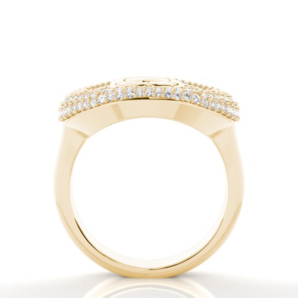 Yellow Gold Statement Diamond Rings
