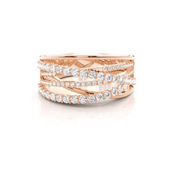 Studded Diamond Wedding Band