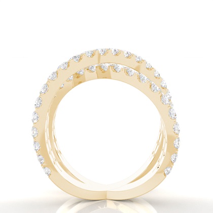 Yellow Gold Statement Diamond Rings