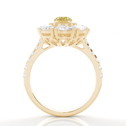 Yellow Gold Yellow Diamond Engagement Rings