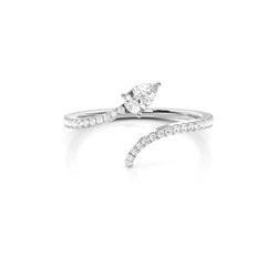 Fashion Skinny snake Diamond Ring