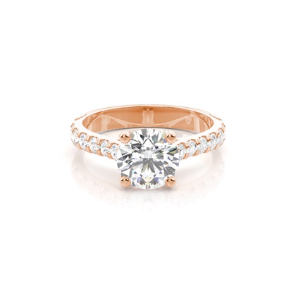 Rose Gold Diamond Engagement Rings