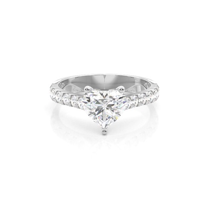Heart Diamond Engagement Rings