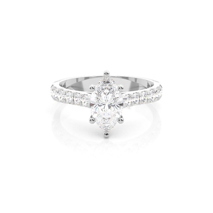 Marquise Diamond Engagement Rings