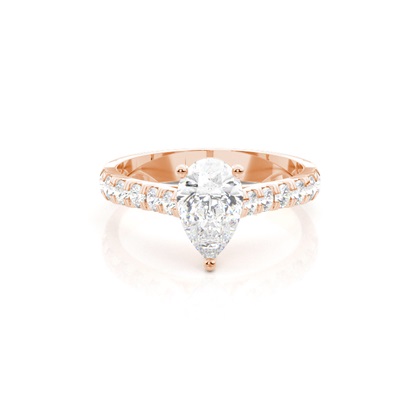 Pear Shaped Diamond Engagement Rings