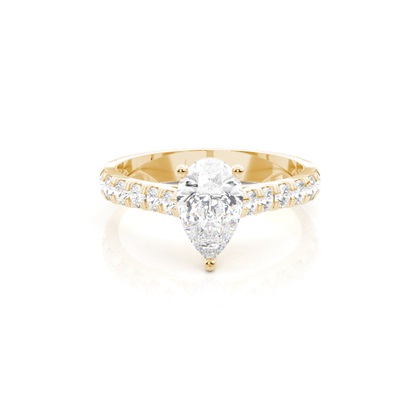 Pear Shaped Diamond Engagement Rings