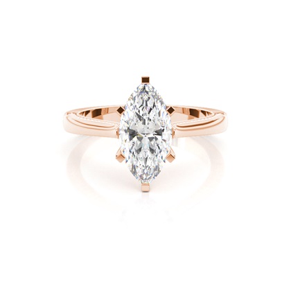 Rose Gold Diamond Engagement Rings