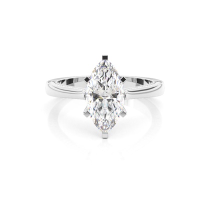 Marquise Solitaire Diamond Engagement Rings