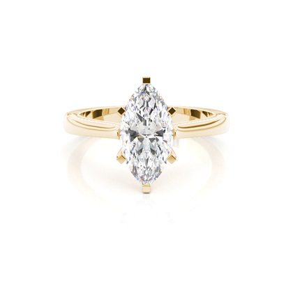 Yellow Gold Diamond Engagement Rings