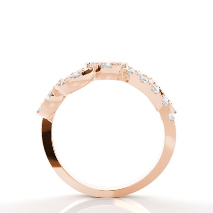 Rose Gold Statement Diamond Rings