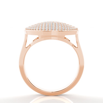 Rose Gold Statement Diamond Rings