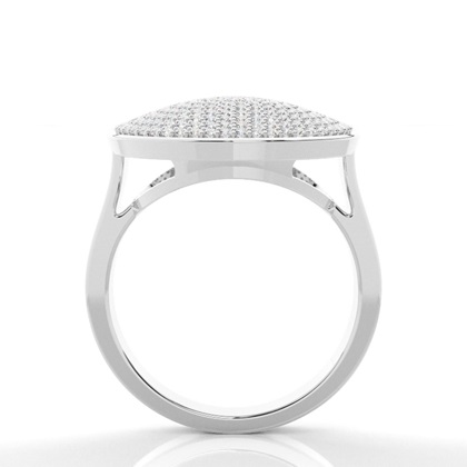 Silver Statement Diamond Rings