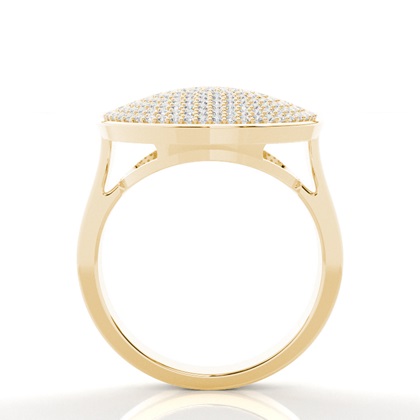 Yellow Gold Statement Diamond Rings