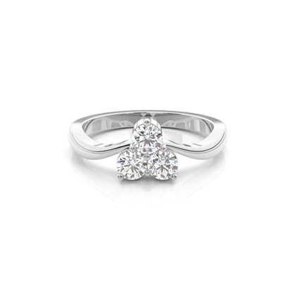 Platinum Three Stone Diamond Rings