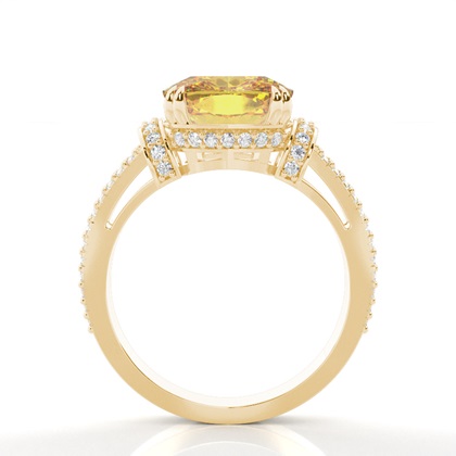 Yellow Gold Yellow Diamond Engagement Rings