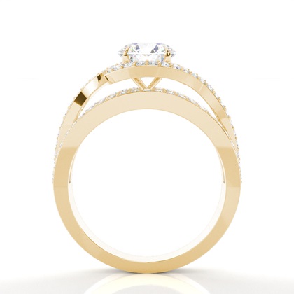 Yellow Gold Diamond Engagement Rings